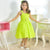Neon Green Dress Laise: Baby to 10 years old