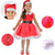 Noel Kids Dress with LED Light + Christmas Hat - Dress