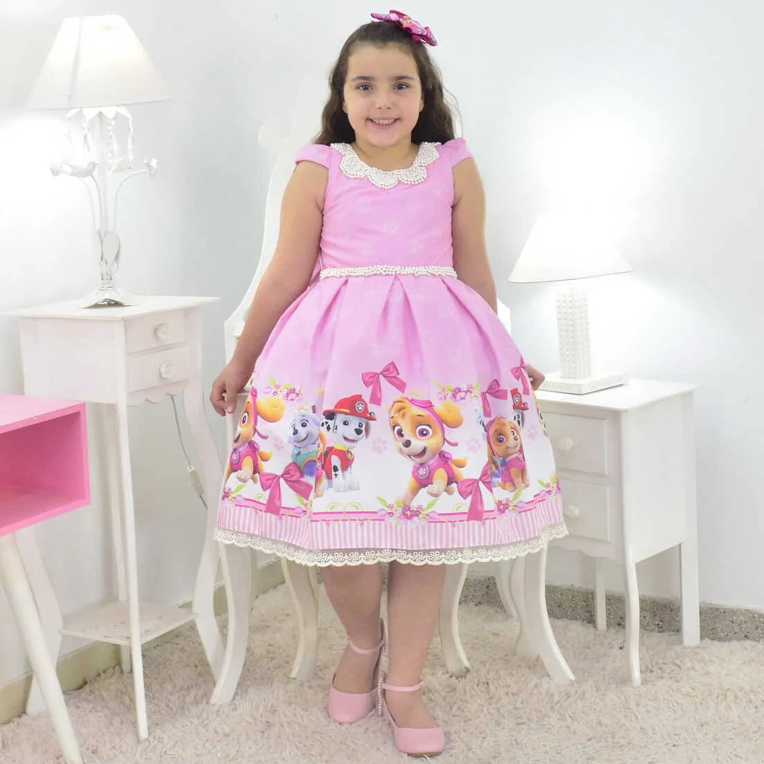 Vestidos de niña de paw patrol hotsell