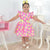 Pineapple Cute Pink Casual Fruit Dress + Hair bow - Dress