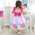 Pink Dinosaur Dress For Baby and Girl Birthday Party - Dress