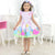 Pink Dinosaur Twirly Dress Birthday Baby and Girl Clothes/Costume - Dress