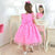 Pink Girl’s Dress With French Tulle: Wedding And Graduation - Dress