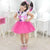 Pink Minnie Dress + Hair Bow Birthday Baby and Girl Tutu Clothes - Dress