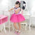 Pink Minnie Dress + Hair Bow Birthday Baby and Girl Tutu Clothes - Dress