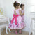 Pink Minnie Dress + Hair Bow Clothes Birthday Party - Dress