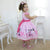 Girl's dress Minnie Mouse with bows on back, birthday party-Moderna Meninas