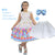 Pocoyo Luxe Dress + Hair Bow + Girl Petticoat Clothing Birthday Baby Girl - Dress