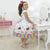 Preschool Picture Dress For Girls and Babies Graduation + Hair Bow + Girl Petticoat Clothes Birthday Party - Dress