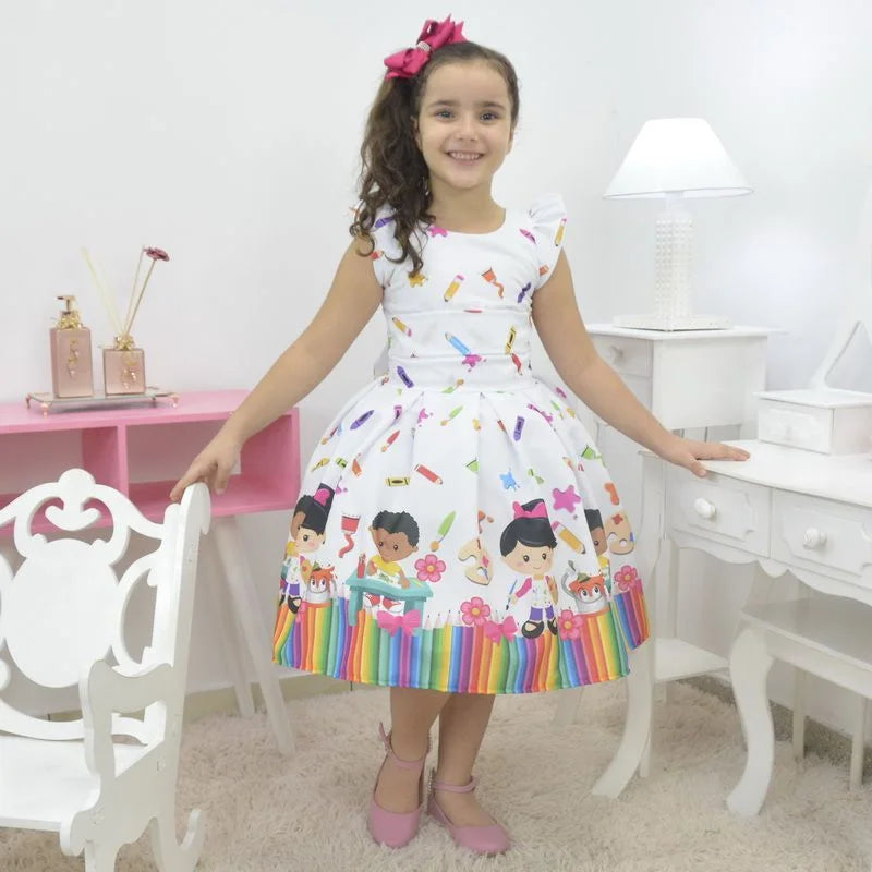 Preschool Picture Dress, for Girls and Babies Graduation 10 US Numeric