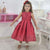 Red Glitter Dress Baby Girl Birthday Party Outfit - Dress