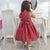 Red Glitter Dress with Bolero Baby Girl Birthday or Formal Party Outfit - Dress