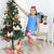 Santa Claus Girl Trapeze Blue Dress Christmas Holiday - Dress