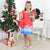 Santa Claus Girl Trapeze Dress Bag and Christmas Tree To Assemble - Dress