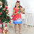 Santa Claus Girl Trapeze Dress Bag and Christmas Tree To Assemble - Dress