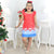 Santa Claus Girl Trapeze Dress Christmas Holiday - Dress