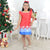 Santa Claus Girl Trapeze Dress Christmas Holiday - Dress
