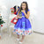 Santa Claus Theme Girl Blue Dress Bag and Christmas Tree To Assemble - Dress