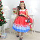 Santa Claus Theme Girl Dress, Bag and Christmas Tree To Assemble