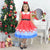 Santa Claus Theme Girl Dress Christmas Holiday - Dress