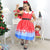 Santa Claus Theme Girl Dress Christmas Holiday - Dress