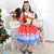 Santa Claus Theme Girl Dress and Teddy Bear Christmas Holiday - Dress