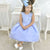 Soft Blue Dress Baby Girl Birthday or Formal Party Outfit - Dress