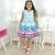 Tik Tok Blue Dress Birthday Baby and Girl Clothes (TikTok) - Dress