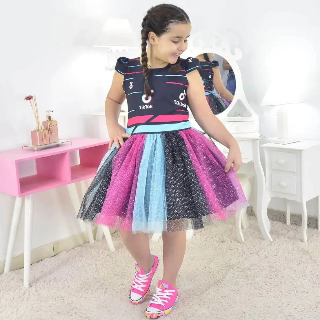 Conjunto niña tik tok hotsell