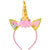 Unicorn Dress for Girls with LED Lights | Flashing Hairband Included - Dress