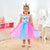 Unicorn Dress for Girls with LED Lights | Flashing Hairband Included