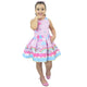 Unicorn and Rain of Love Dress For Girl, Children Party