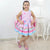 Unicorn and Rain of Love Dress For Girl Children Party
