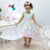 Unicorn Royalty Dress + Headband + Girl Petticoat Clothes Birthday Party - Dress