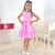 Barbie Pink Casual Dress Influencer Fashionista Blogger Girl + Hair Bow