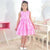 Barbie Pink Casual Dress Influencer Fashionista Blogger Girl + Hair Bow