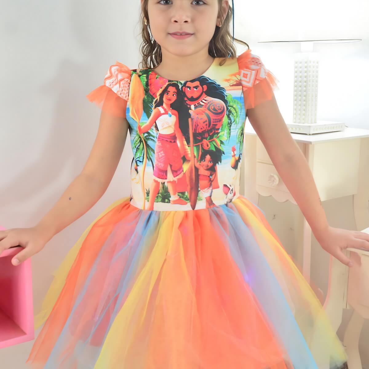 Moana 2 Dress - Luxury Colored Tutu Skirt 7 US numeric Moana 2 Dress - Luxury Colored Tutu Skirt 7 US numeric