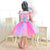 Stitch And Angel Dress - Colorful Tutu Skirt + Hair Bow