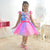 Stitch And Angel Dress - Colorful Tutu Skirt + Hair Bow