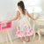 Vintage pink floral children’s dress: A Touch of Retro Elegance - Dress