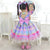 Vintage Pink Plaid Baby Girl Dress for Rural and Festive Occasions - Dress