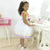 Watercolor Dress White Tule Skirt - Abc Painting o 7 - Dress