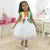 Watercolor Dress White Tule Skirt - Abc Painting o 7 - Dress