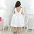 White Children’s Dress - Baptized + Hair Bow + Girl Petticoat Clothing Birthday - Dress