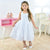 White Laise Dress with Bolero for Christening and Communion - Dress