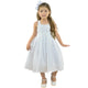 Vestido Laise blanco para niña: Elegancia de 6 meses a 10 años