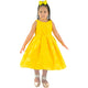 Vestido Infantil Oro Amarillo: Dama de Honor de Boda o Graduación